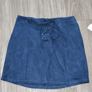 Suede Skirt